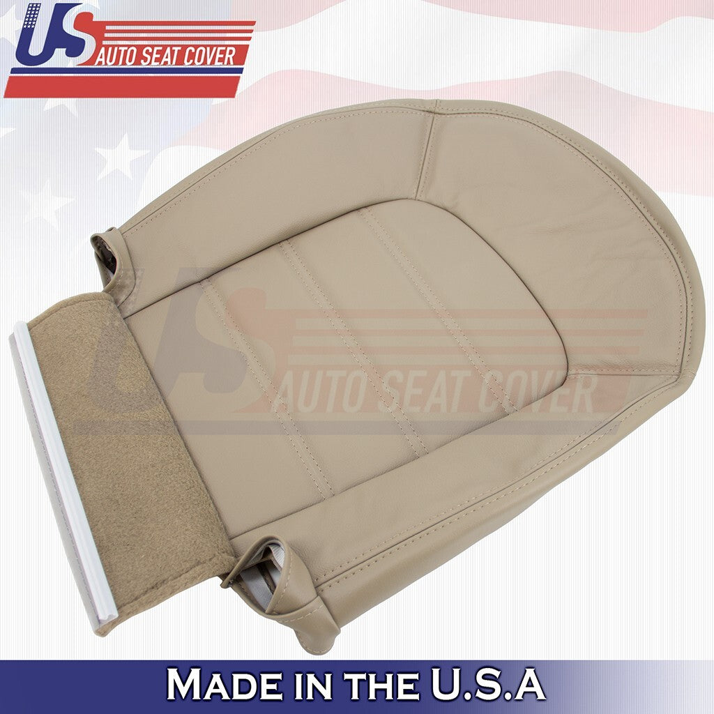 2002 to 2005 Fits Ford Explorer XLT Driver & Passenger Bottoms Leather Cover Tan