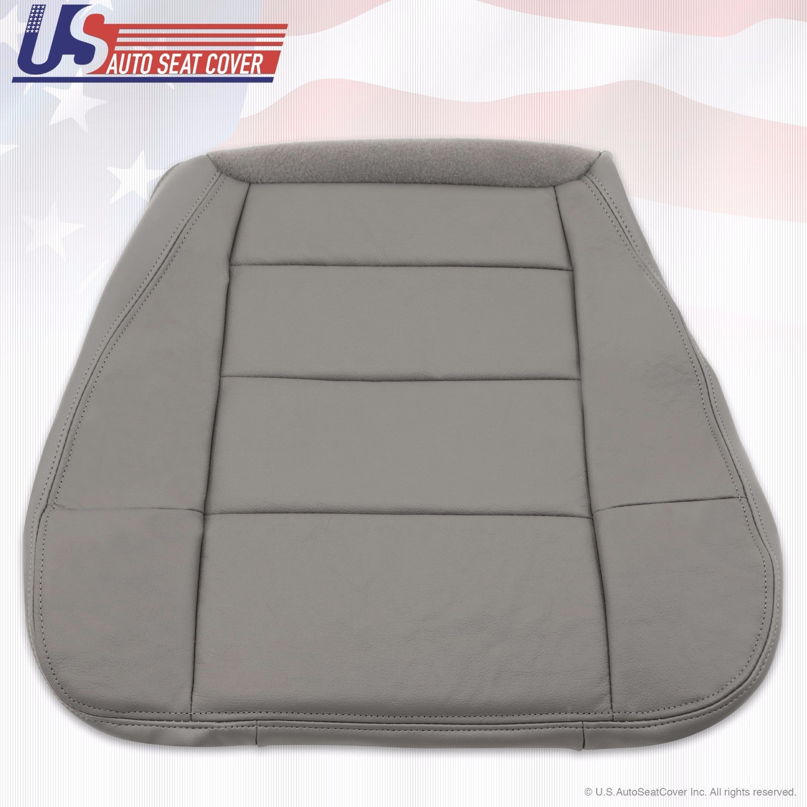 2003 Ford F-150 Lariat Extended-Cab Driver/Passenger Bottom Leather Cover GRAY