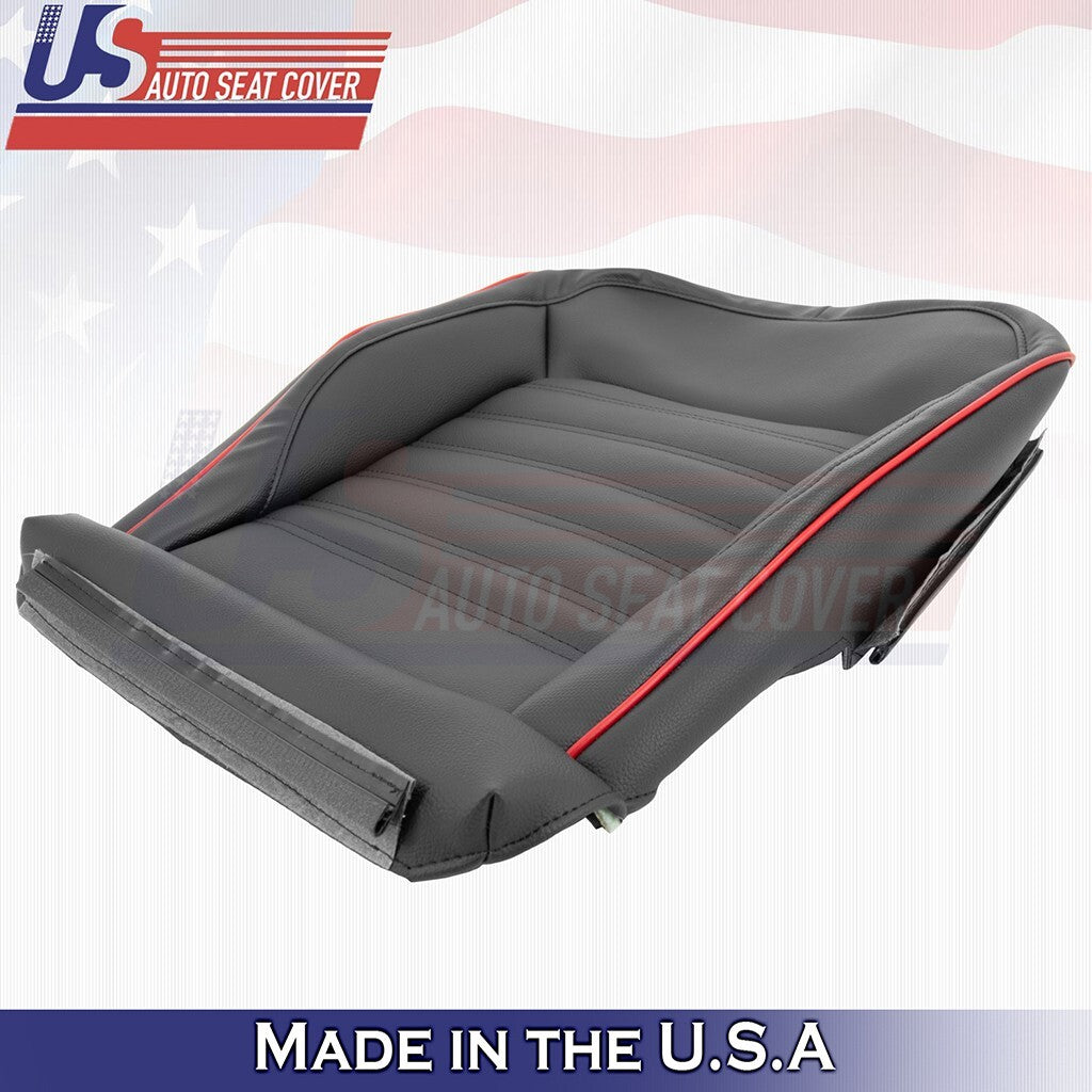 2014 Fits Volkswagen Jetta GLI Front Set Bottoms Synthetic leather Cover Black