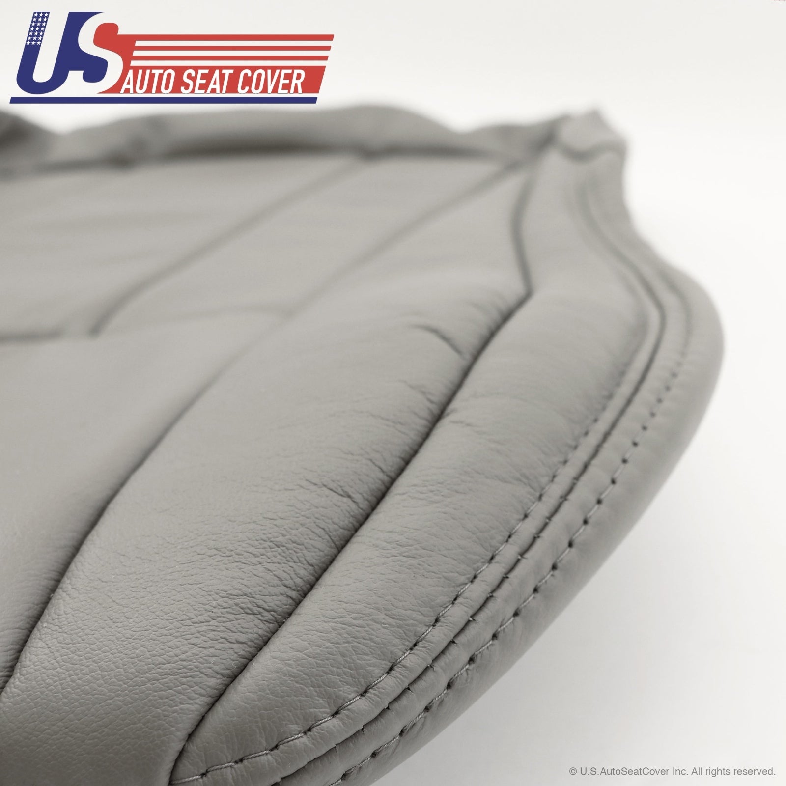 For 1996 to 2002 Toyota 4Runner Front "Left/ Right" Bottom Vinyl Seat Cover Gray