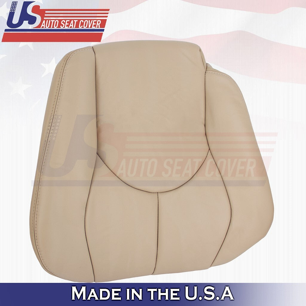 1996 to 2002 For Mercedes Benz SL500 Driver Top &Bottom Leather Seat Cover Tan