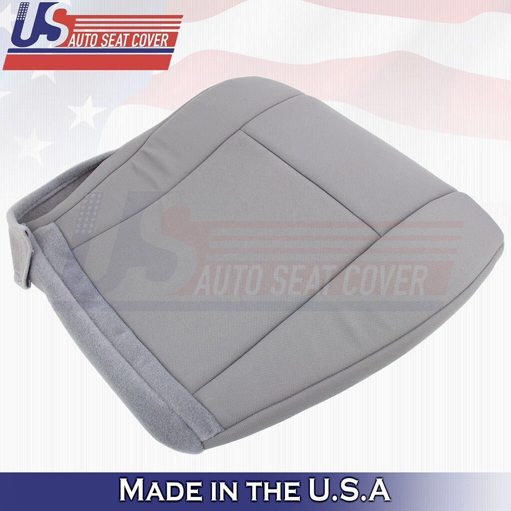 2012 to 2019 For Ford Econoline Van Front Passenger Bottom Cloth Seat Cover Gray