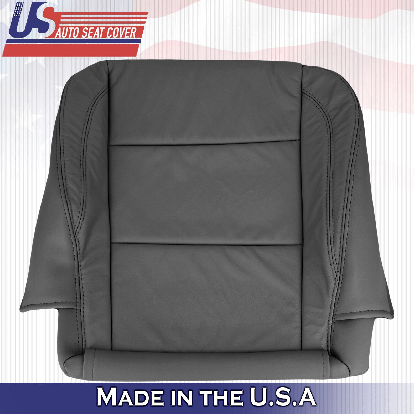 2004 - 2010 For Infinity QX56 Passenger Side Bottom Leather Seat Cover in Black