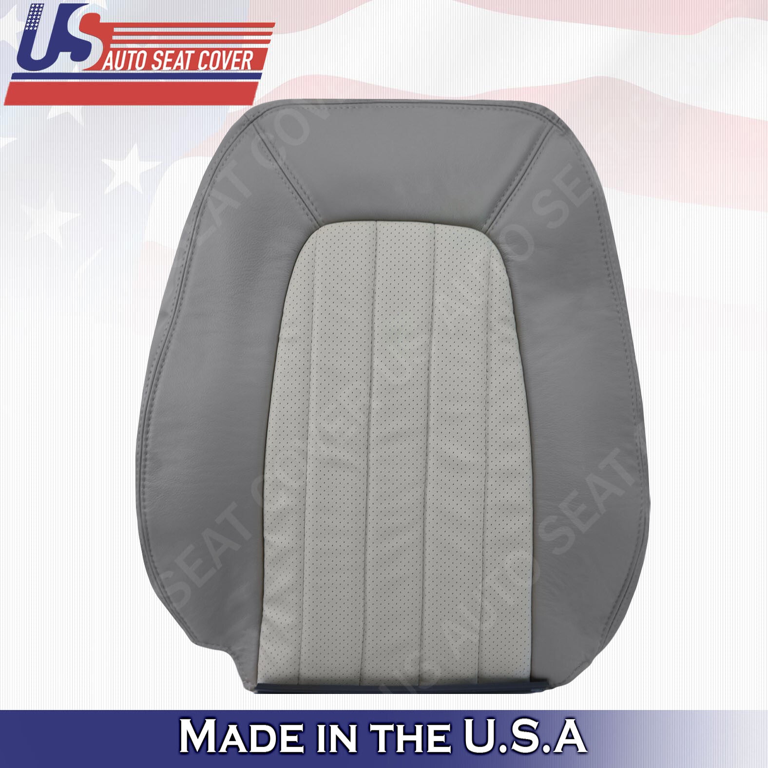 2002 2003 2004 2005 Mercury Mountaineer Driver TOP PERF. Leather Seat Cover GRAY