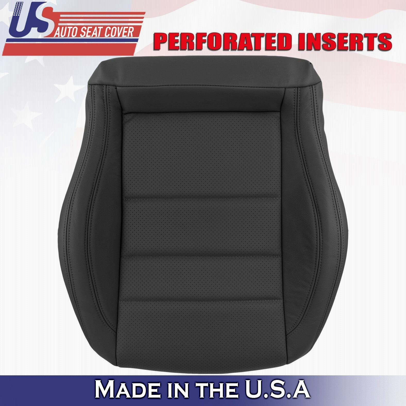 2012 to 2015 For Mercedes Benz 2Door Front Set Bottoms Leather Seat Covers Black