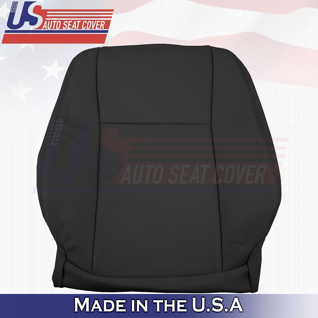 2007 to 2012 For Lexus LS460 LS600h Driver &Passenger Tops Leather Cover Black