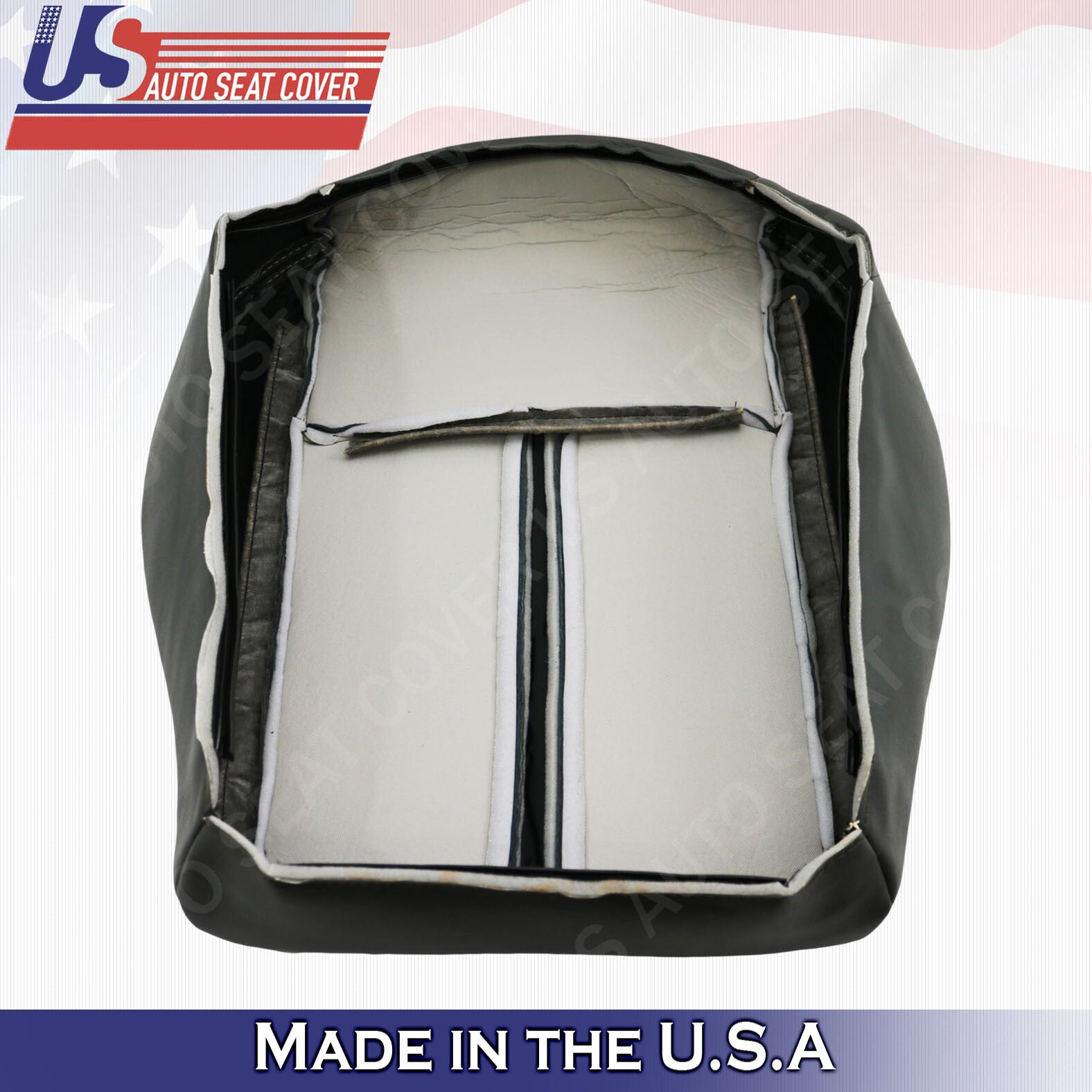 Passenger Bottom Leather Seat Cover BLACK 2005 2006 2007 For Jeep Grand Cherokee