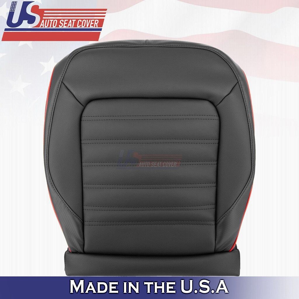 2014 Fits Volkswagen Jetta GLI Front Set Bottoms Synthetic leather Cover Black