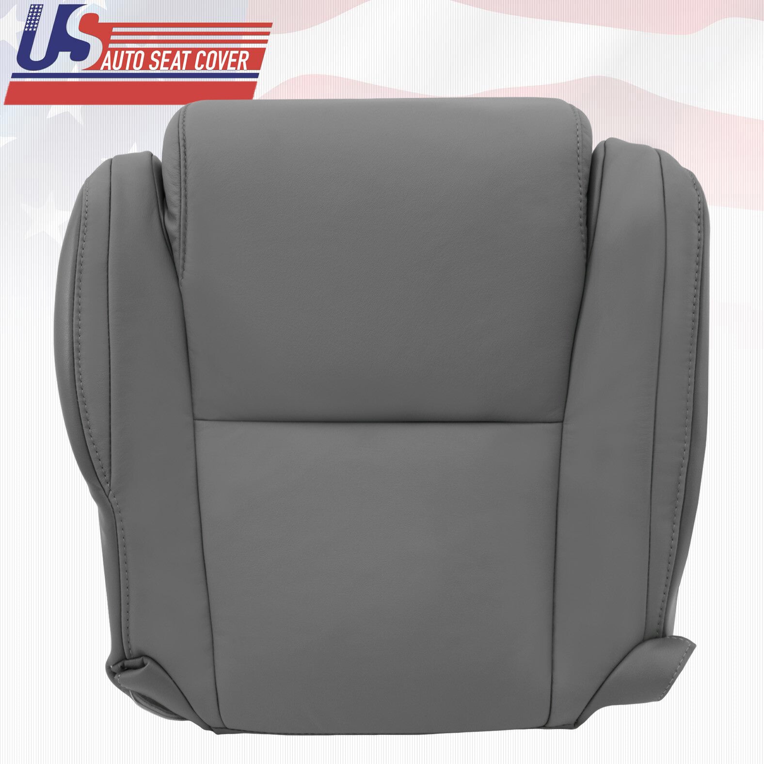 Fits 2007 2008 Toyota Tundra Passenger Bottom Gray Leather Seat Cover
