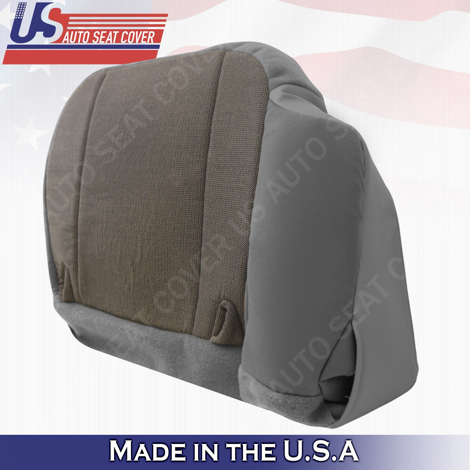 2000 2001 2002 Ford Ranger XL XLT TOP & BOTTOM cloth seat cover Gray
