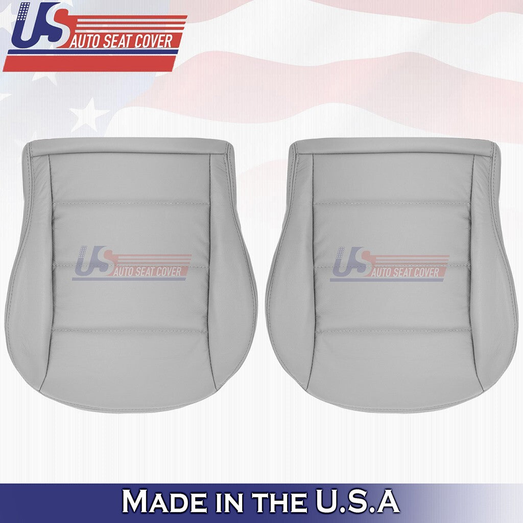 1999 to 2004 Fits Volkswagen Jetta Driver & Passenger Bottoms Leather Cover Gray