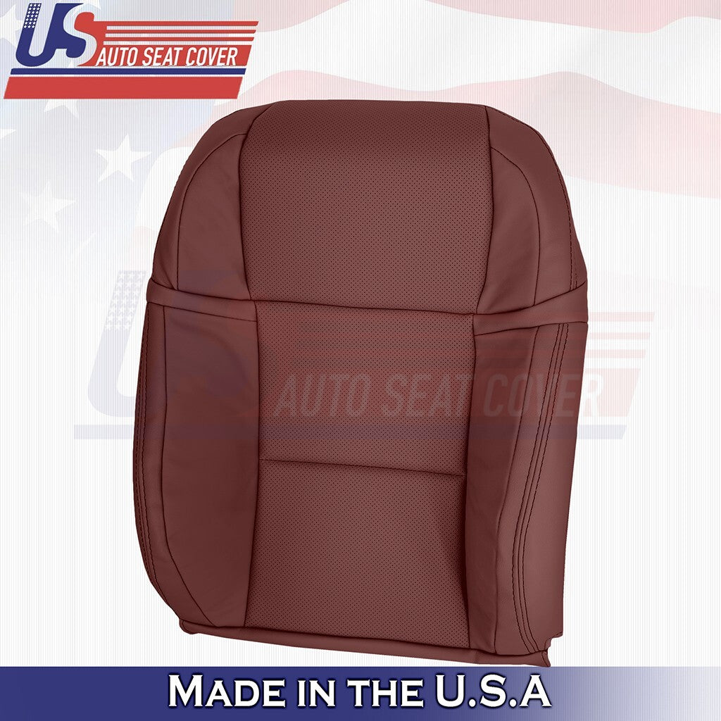 2013 to 2020 Fits Lexus GS350 F-Sport Driver Top Leather Seat Cover Red
