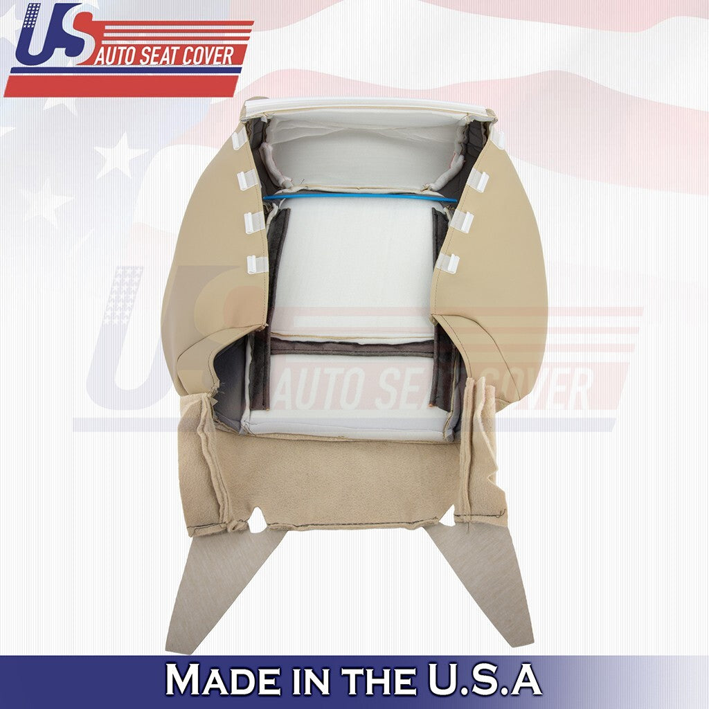 2009 2010 2011 Fits Honda Pilot Driver & Passenger Tops Leather Seat Cover Tan