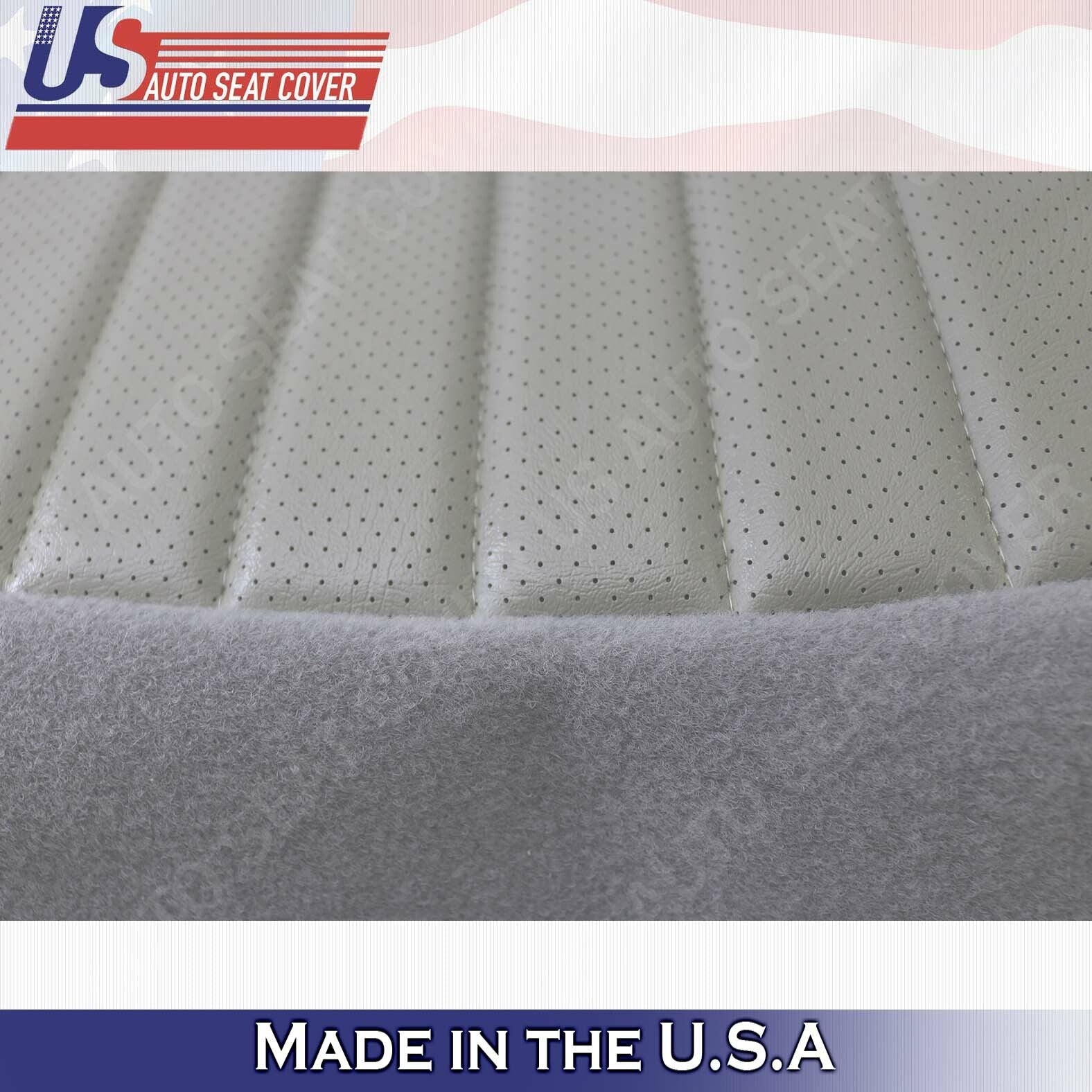 1994-1996 Chevy Impala Passenger Bottom Perforated Synthetic Leather Cover Gray