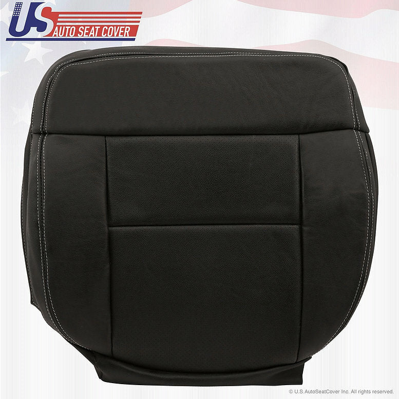 2007 2008 Ford F-150 Lariat FX 4 XLT FX 2 Driver Bottom Leather Seat-Cover Black