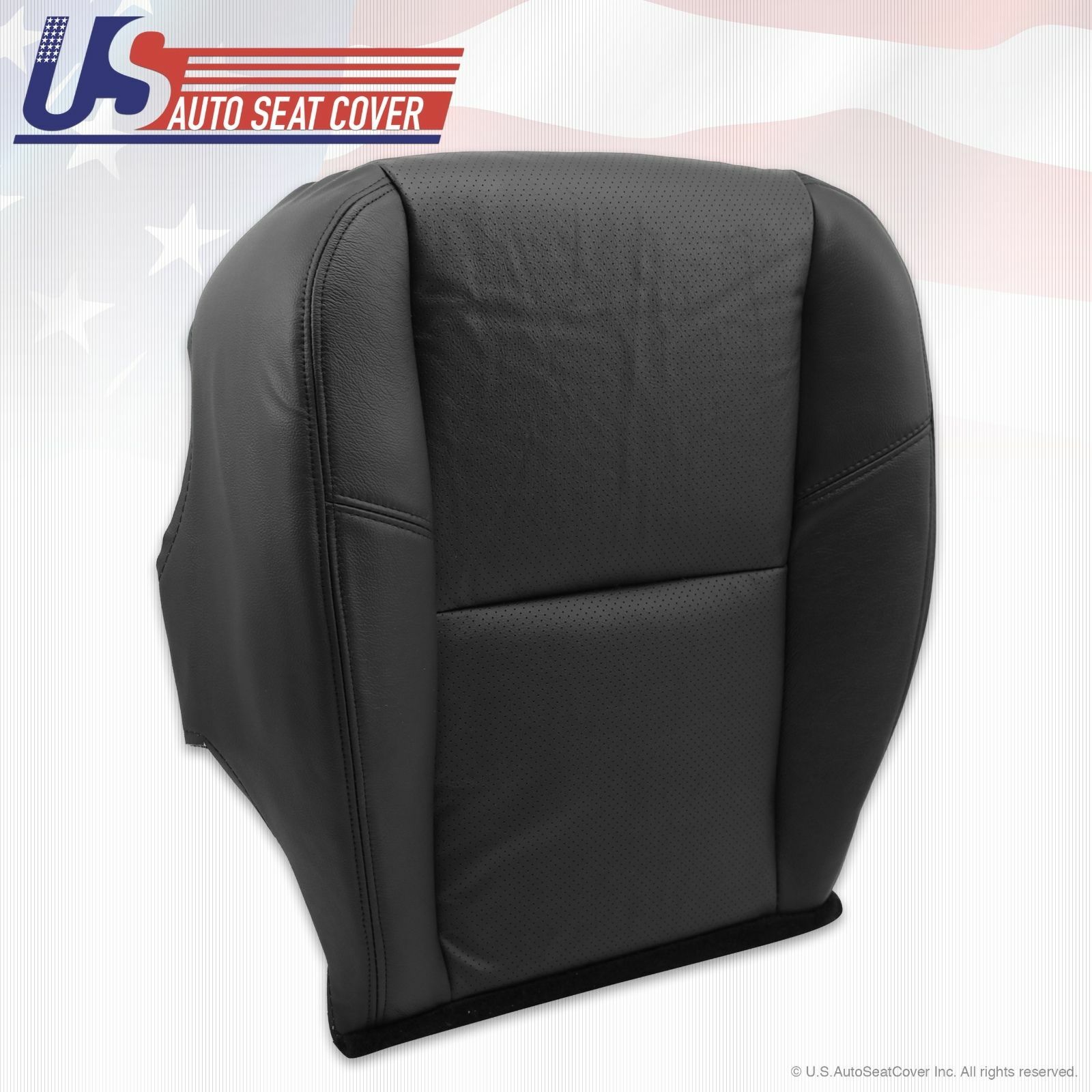 Cadillac Escalade Cooled Seat Driver Bottom Leather Cover Ebony 2012 to 2014