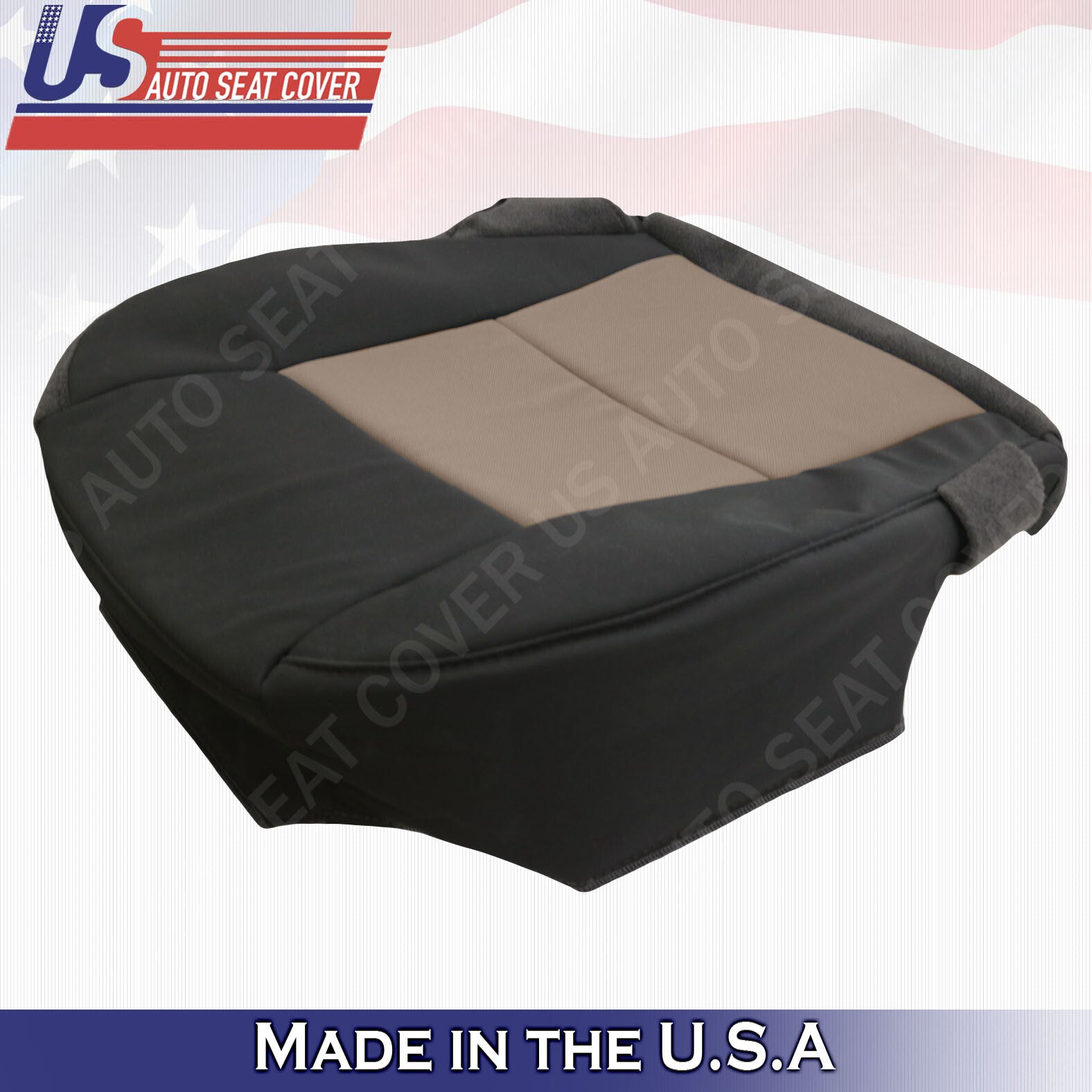 2003 2004 2005 2006 Ford Ranger Driver Bottom Cloth Cover 2-tone Black & Tan