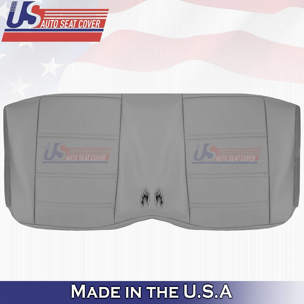 1999 2000 2001 Fits Ford Mustang V6 Rear Bench Bottom Leather Seat Cover Gray