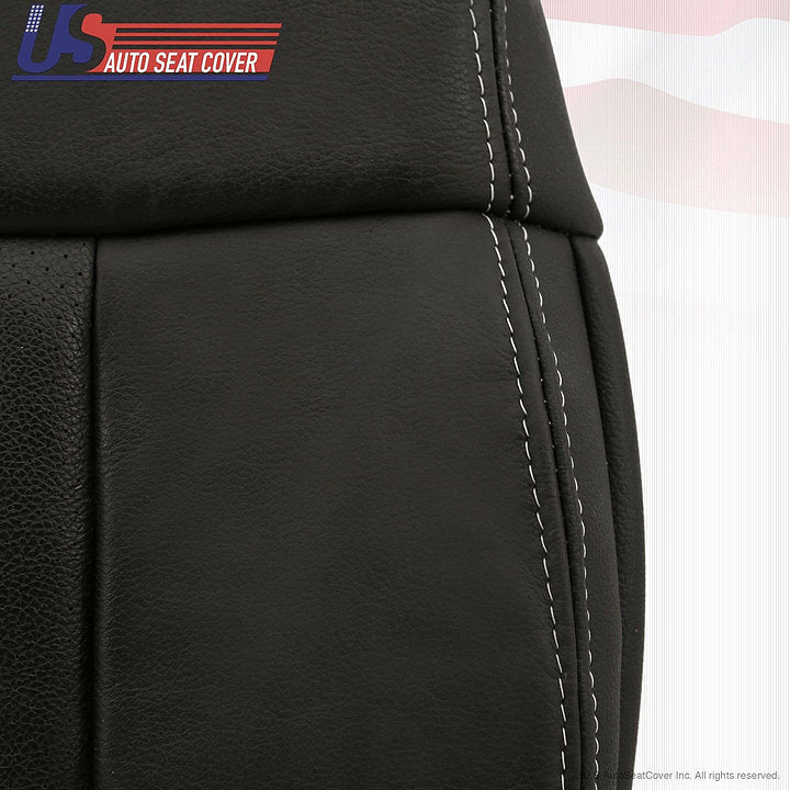 2007 2008 Ford F-150 Lariat FX 4 XLT FX 2 Driver Bottom Leather Seat-Cover Black