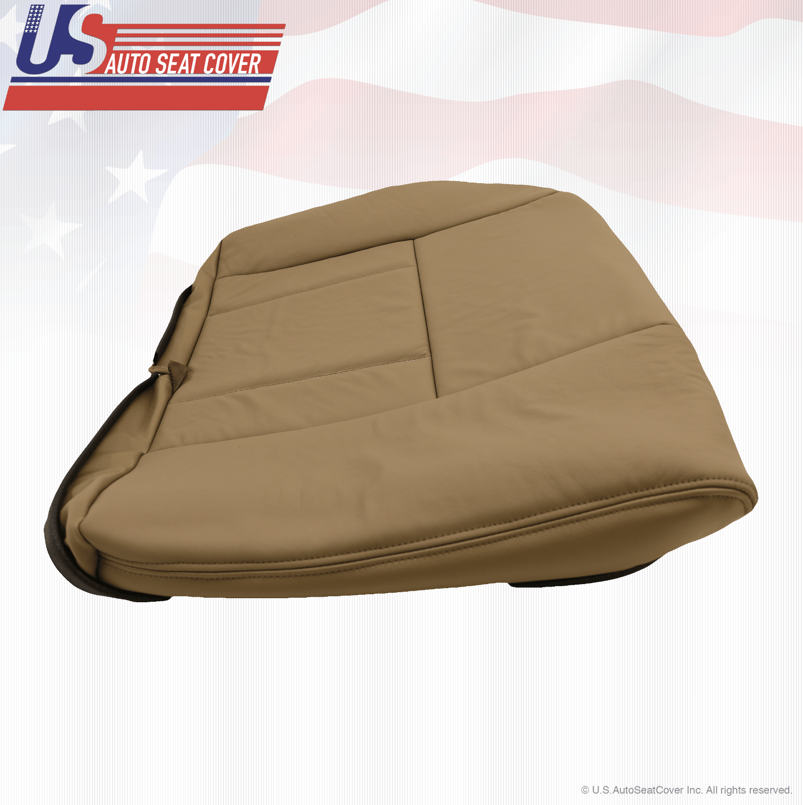Rear Driver - Passenger Bottom Vinyl Seat Cover Oak Tan Fits 2002 Toyota 4Runner