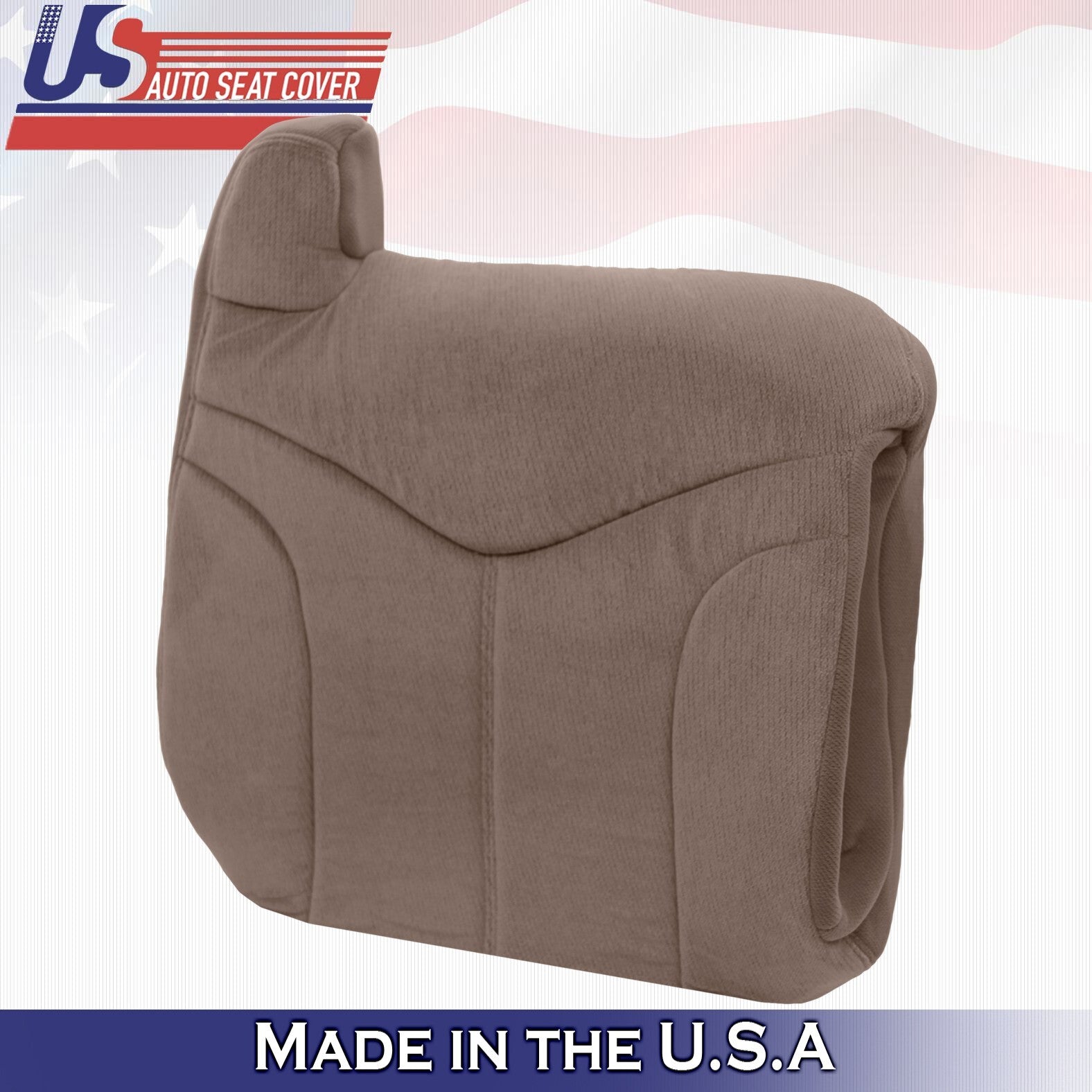2000 2001 2002 Fits GMC Yukon Driver Side Bottom & Top Cloth Cover Med Oak Tan