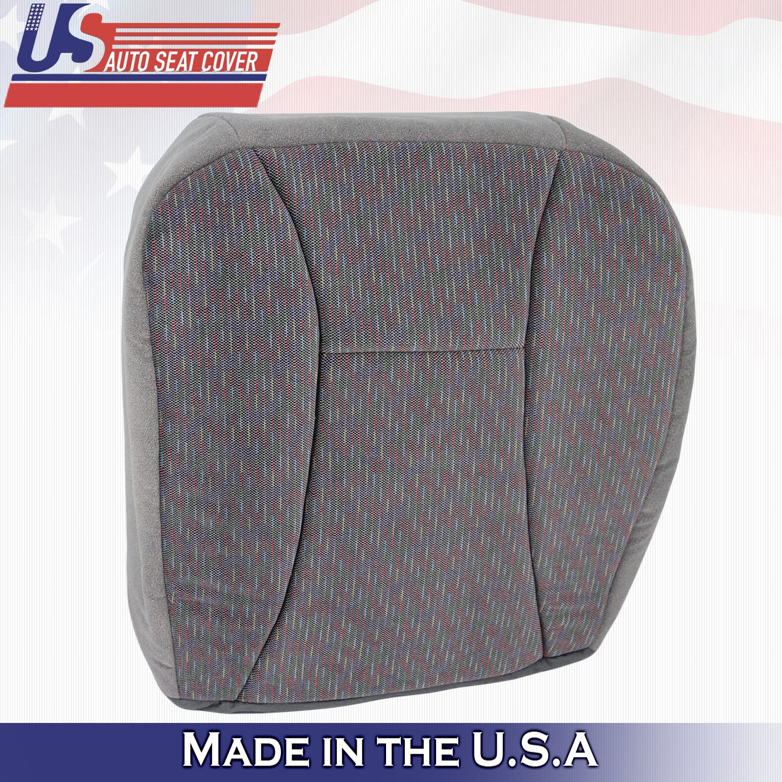 Fits For 1992 - 1996 Ford Bronco XLT Driver Bottom Replacement Cloth Cover Gray