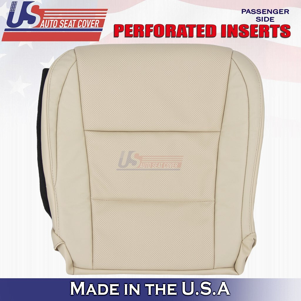 2013 to 2018 Fits Lexus ES350 Passenger Bottom Leather Seat Cover Tan