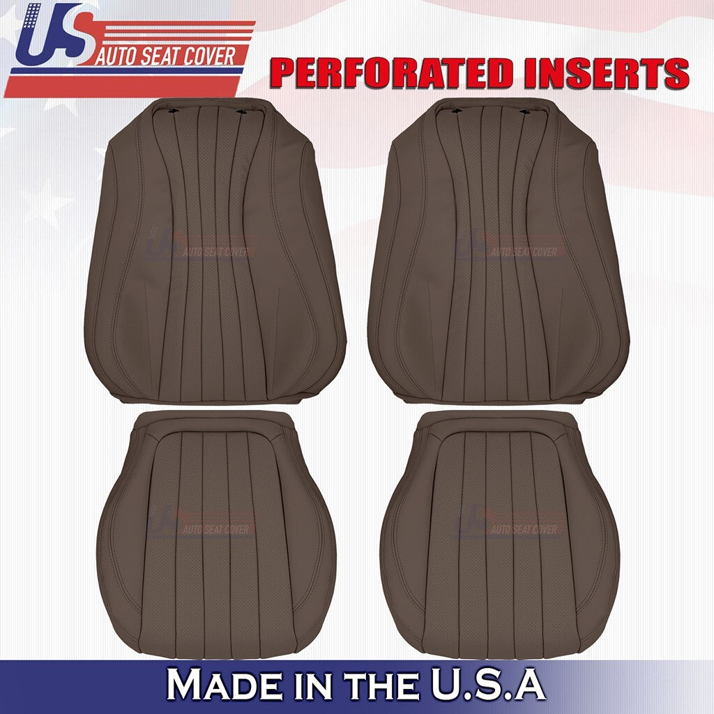 2017 to 2020 For Mercedes Benz Front Set Tops &Bottoms Synth Leather Cover Brown