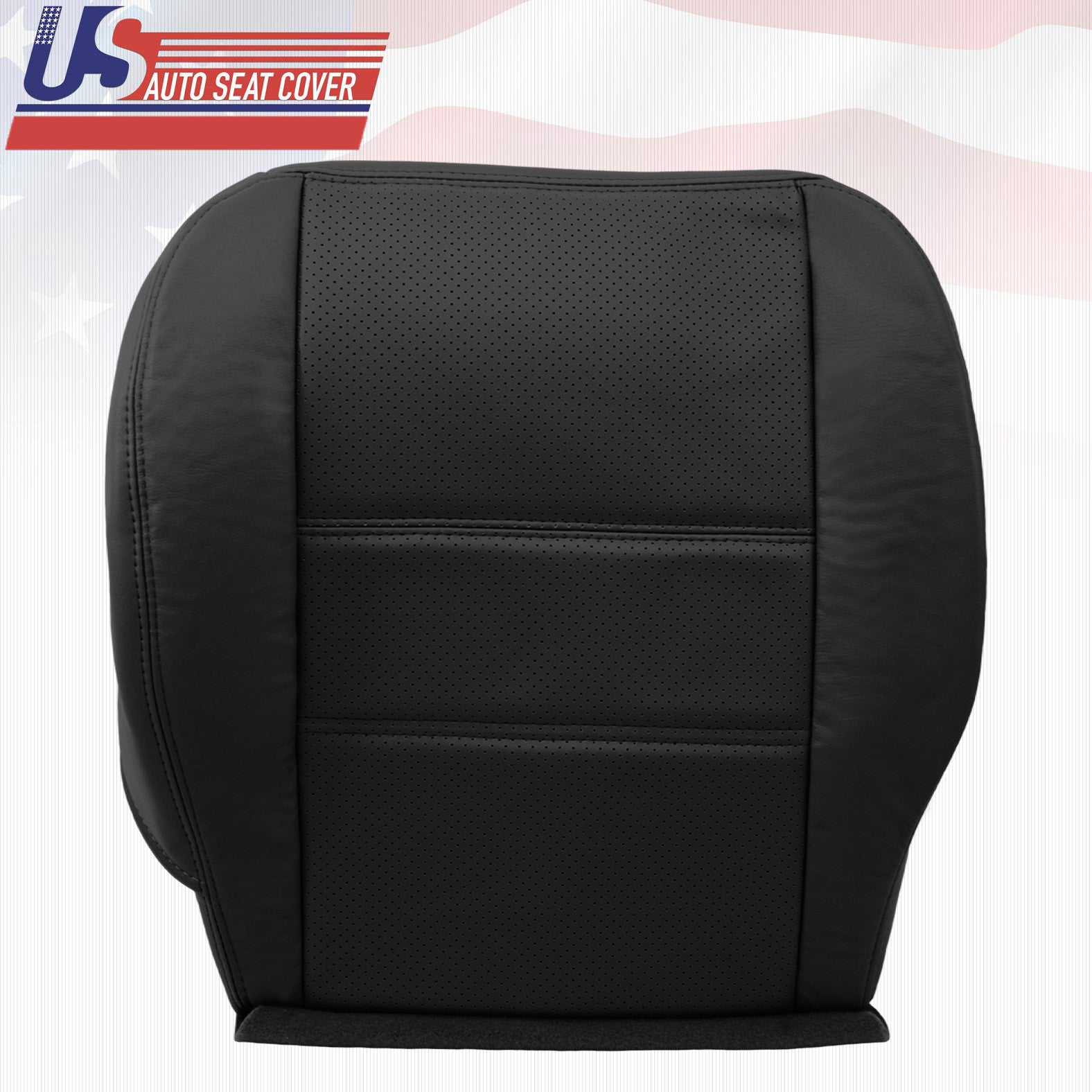2001 2002 Driver Bottom Leather Perforated Seat Cover Fits Nissan Pathfinder Blk