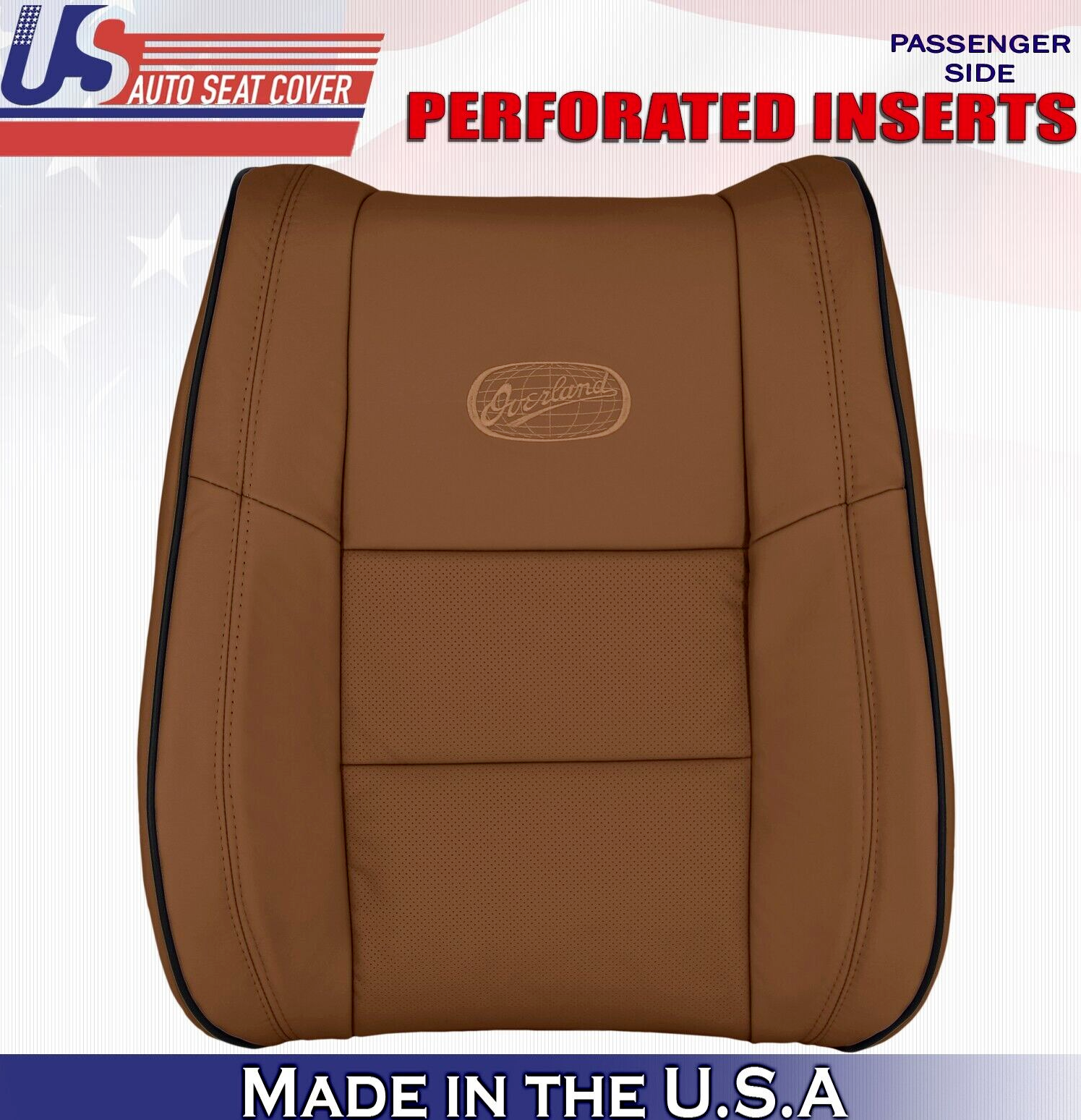 2014 For Jeep Grand Cherokee Overland Passenger Top Leather Cover Brown