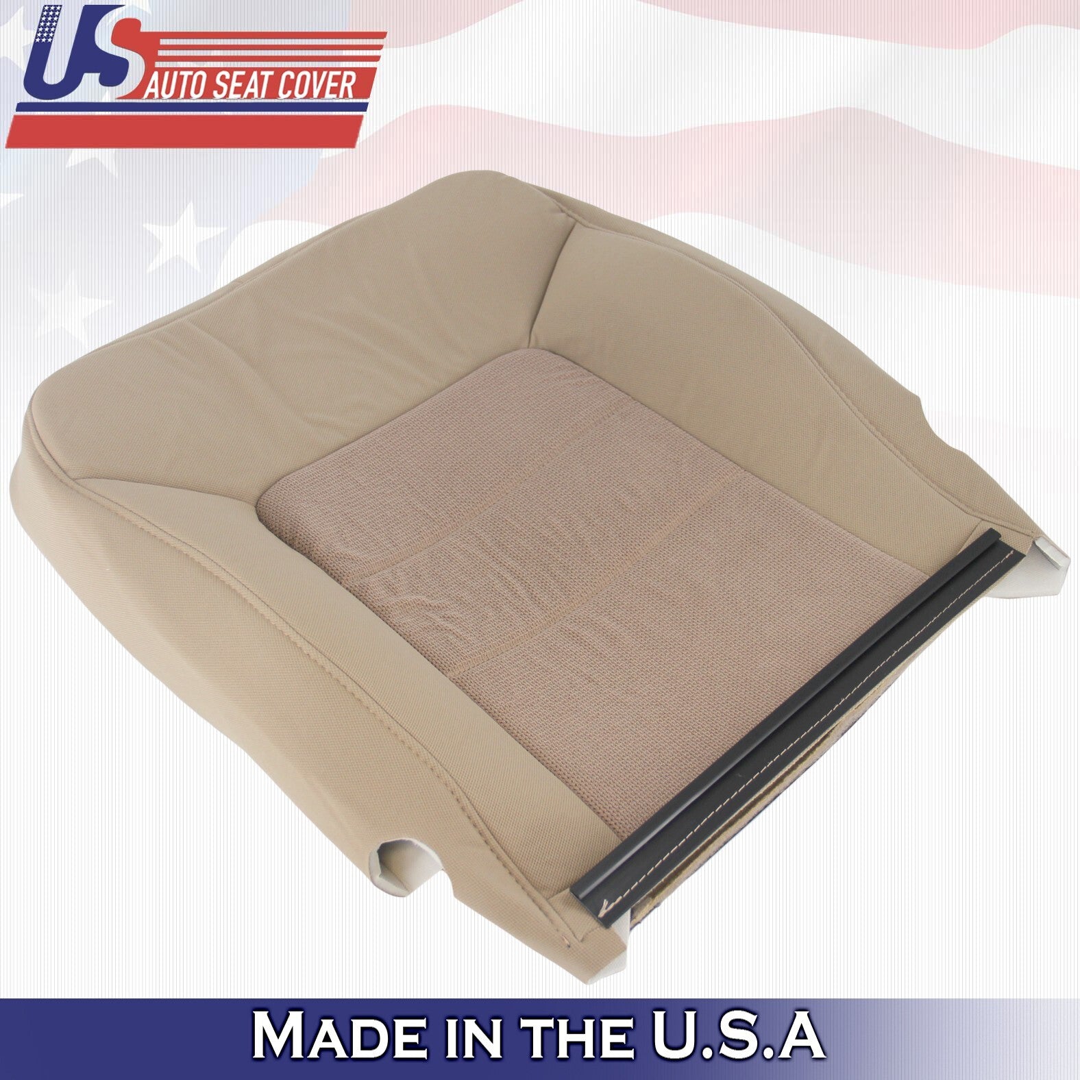 2005 2006 For Ford Expedition XLT Rear Driver & Passenger Top Cloth Covers Tan