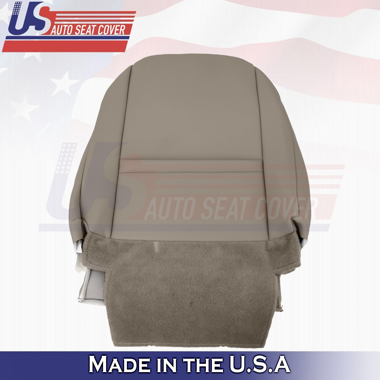 2017 to 2020 Fits Toyota Sienna Driver &Passenger Tops Leather Seat Cover Tan