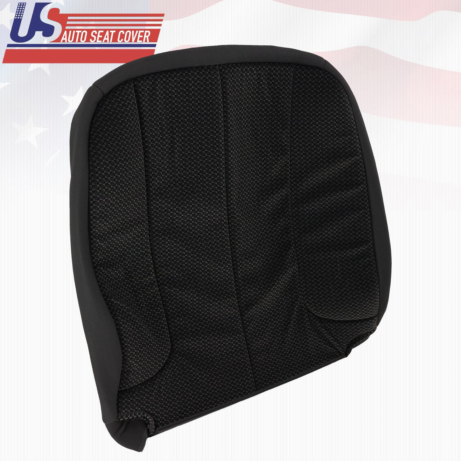2002-2005 For Dodge Ram 1500 SLT Passenger Lean Back Cloth Seat Cover Dark Gray
