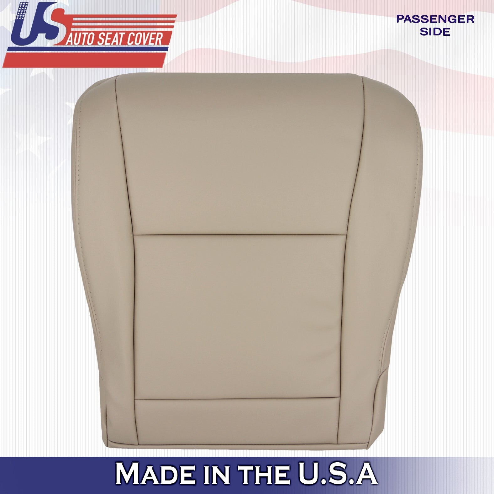 1995 to 1997 For Lexus LX450 Front Passenger Top Bottom Leather Seat Covers Tan