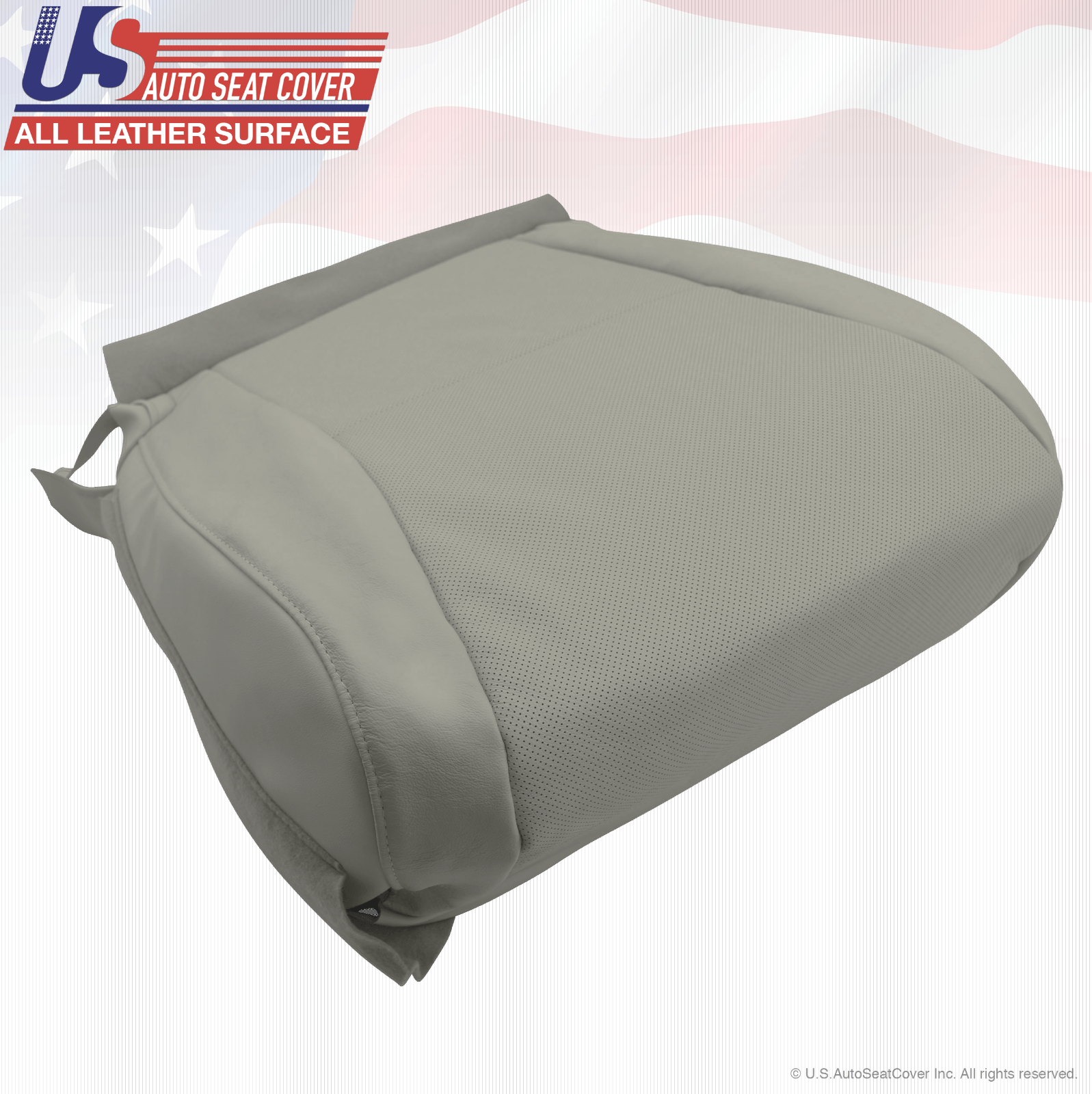 2010 to 2015 For Lexus RX350 RX450H Driver Bottom Leather Seat Cover Gray