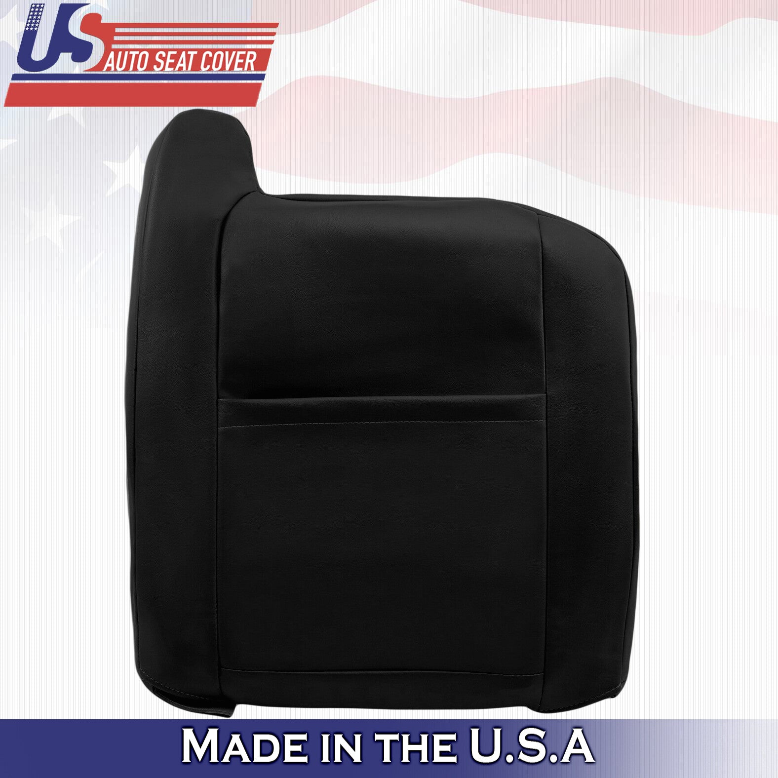 2003 2004 2005 For Hummer H2 Driver Side Top Leather Seat Cover in Black