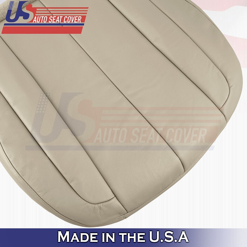 2000 to 2004 For Toyota Avalon Driver &Passenger Bottoms Leather Cover Ivory Tan