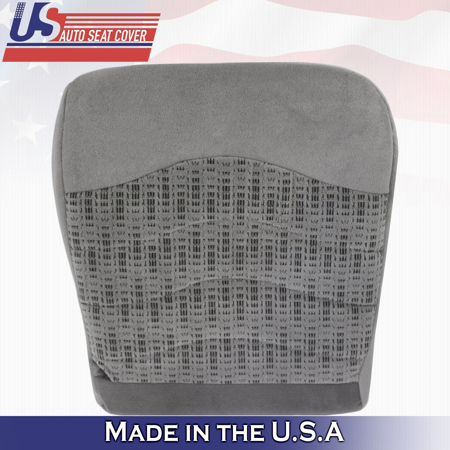 2000 Ford F250 F350 F450 F550 XLT DRIVER PASSENGER BOTTOM CLOTH Seat Cover GRAY