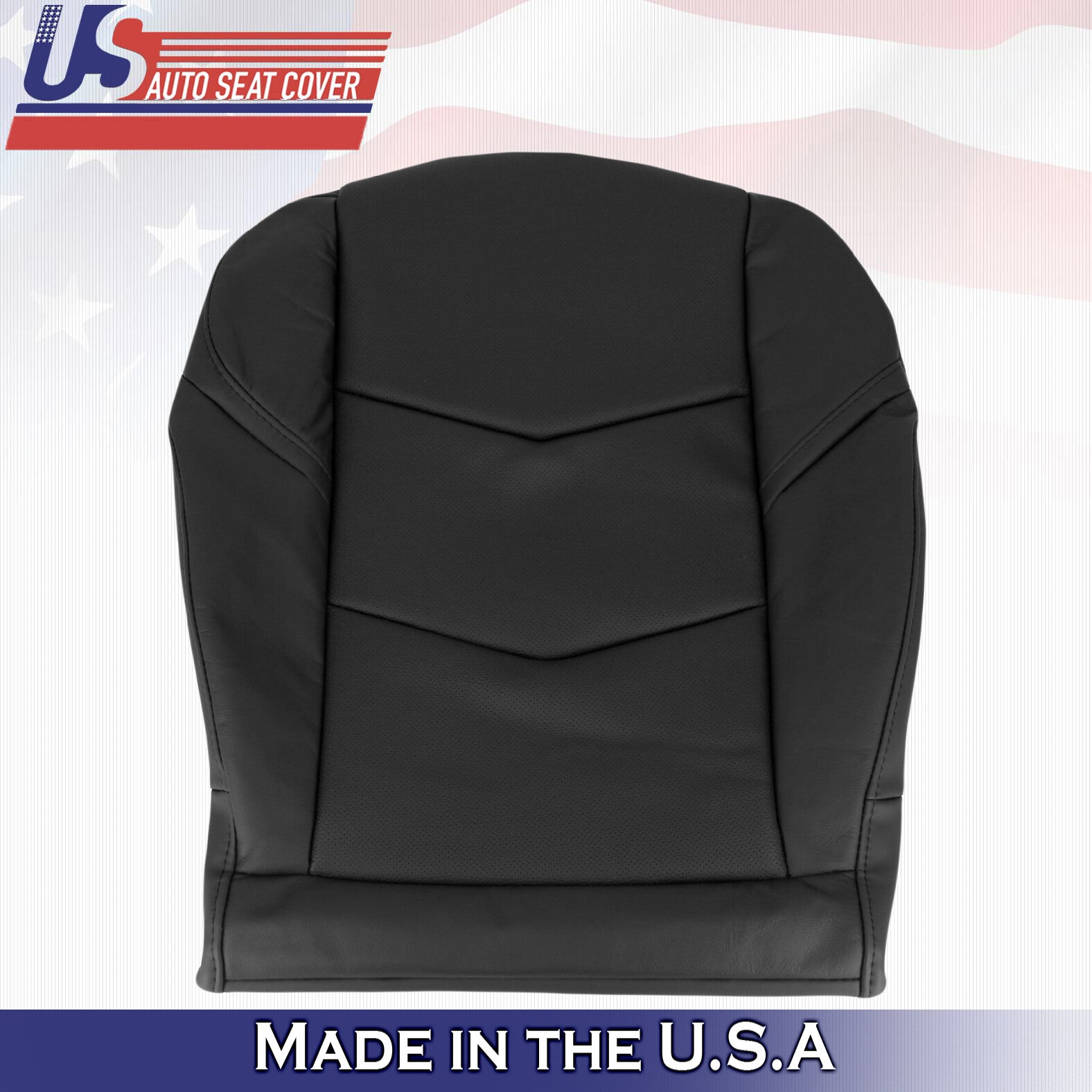2015 to 2020 For Cadillac Escalade Driver Side Bottom Leather Seat Cover Black