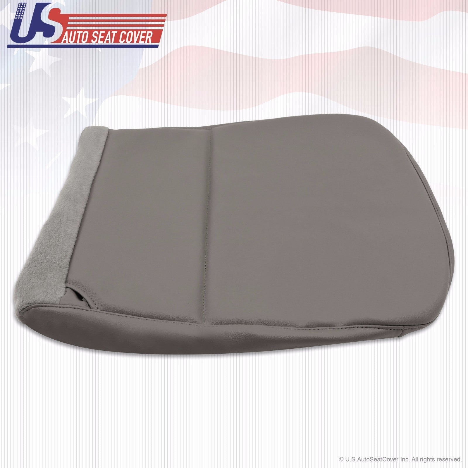2010 Ford F250 F350 F450 F550 XL Driver Replacement Bottom Vinyl Seat Cover Gray
