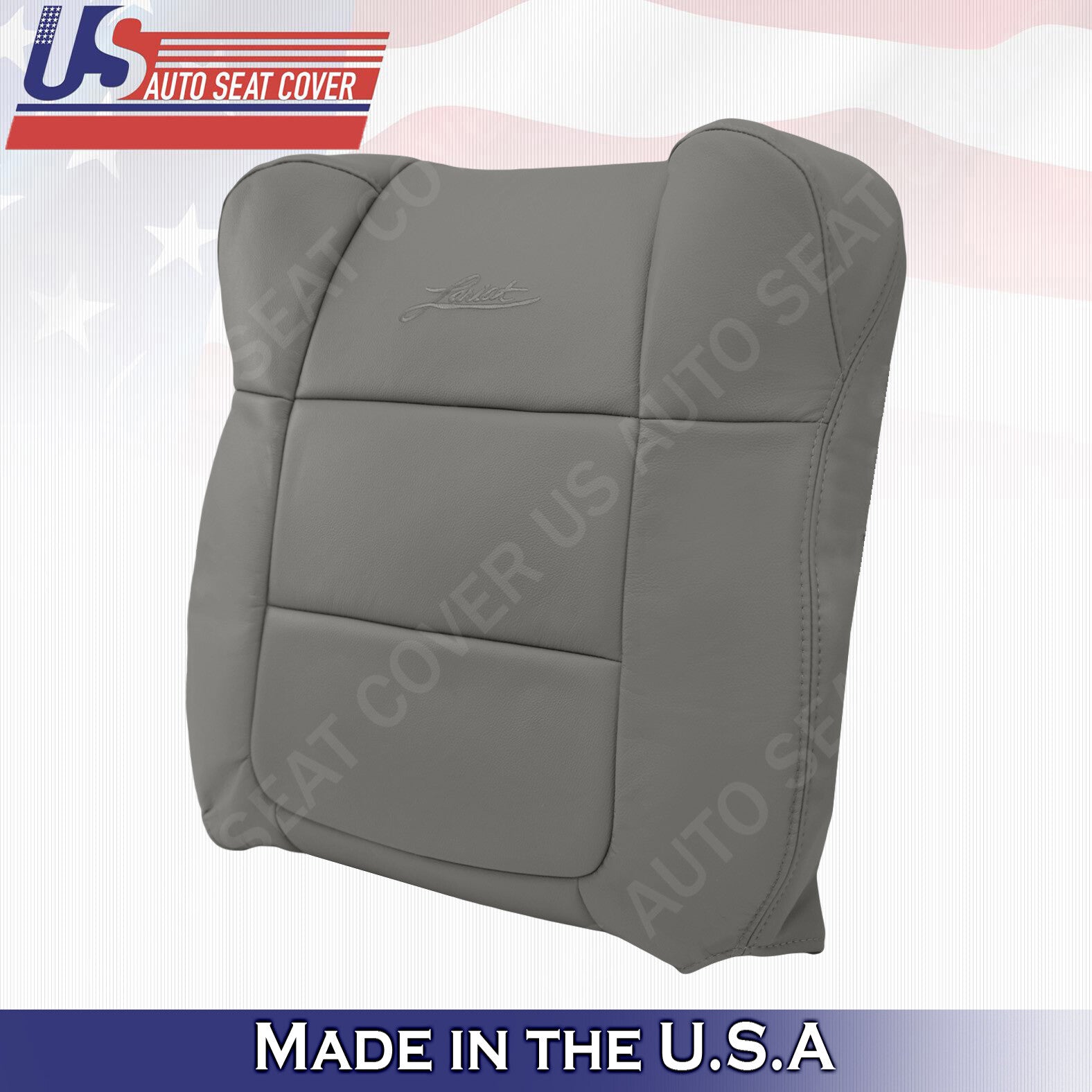 2001 2002 2003 Ford F150 Lariat Driver TOP Replacement Leather Cover Gray