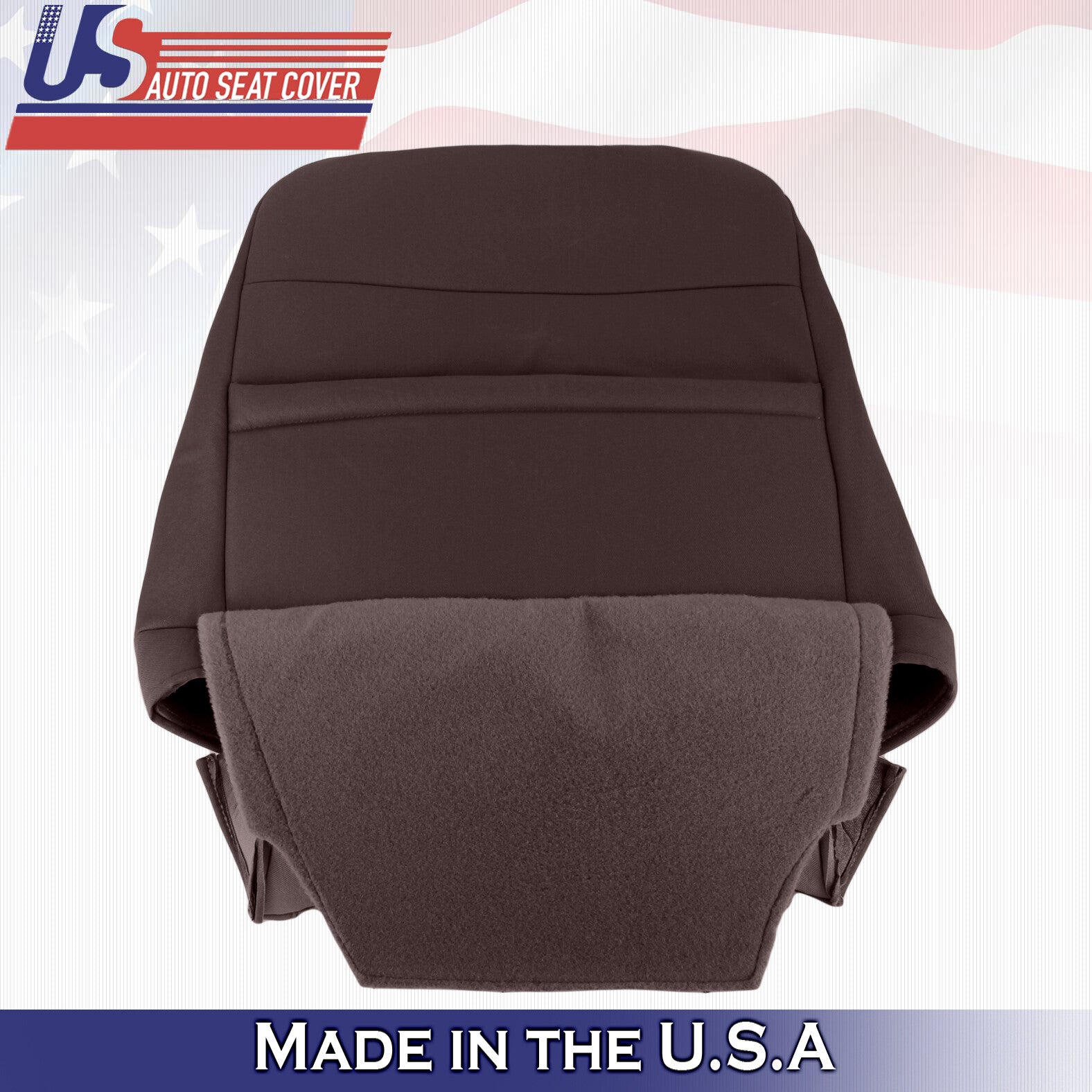 2013 to 2018 For Dodge Ram 1500 SLT Driver Passenger Top Cloth Seat Covers Brown