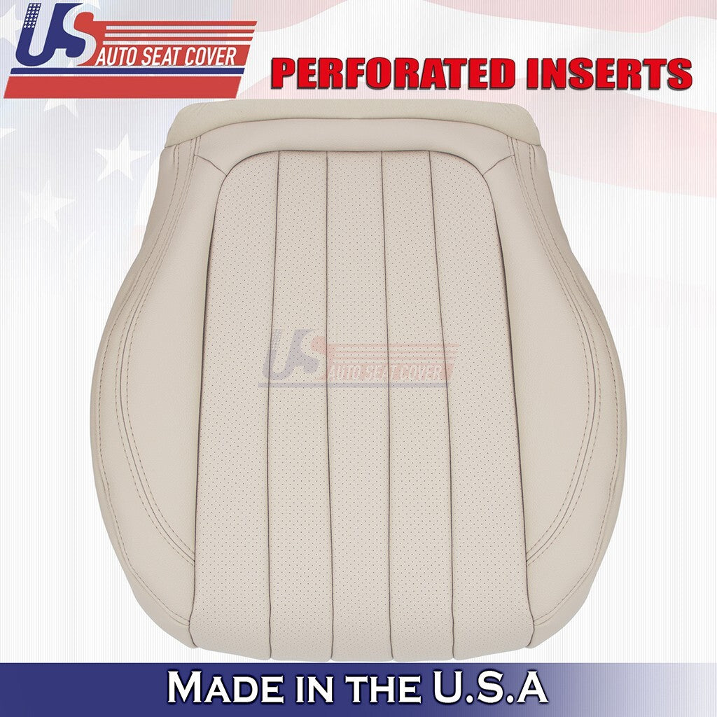 2017 to 2020 For Mercedes Benz E Driver&Passenger Bottom Synth Leather Cover Tan
