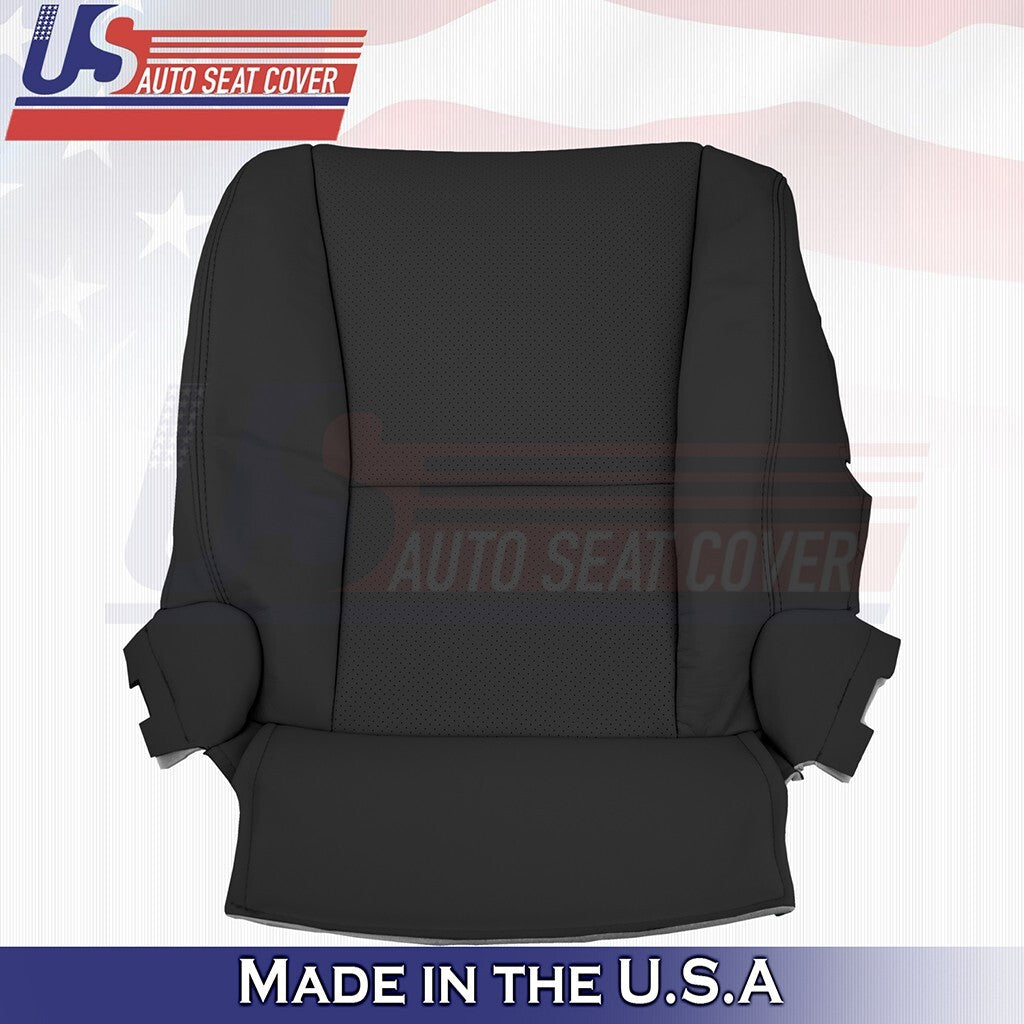 2007 to 2012 For Lexus LS600h Front Set Bottoms &Tops Leather Cover Black