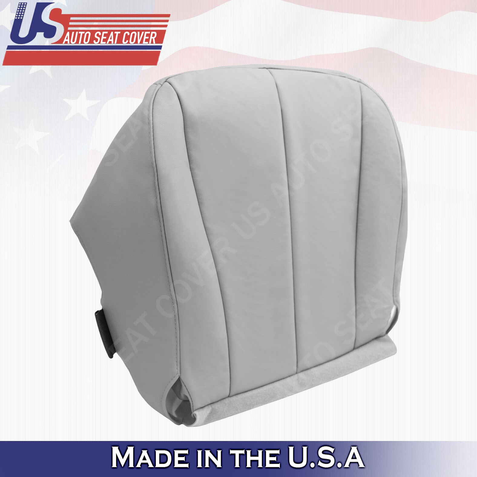 2007 to 2011 For Toyota Camry Driver Side Bottom Leather Seat Cover in Gray