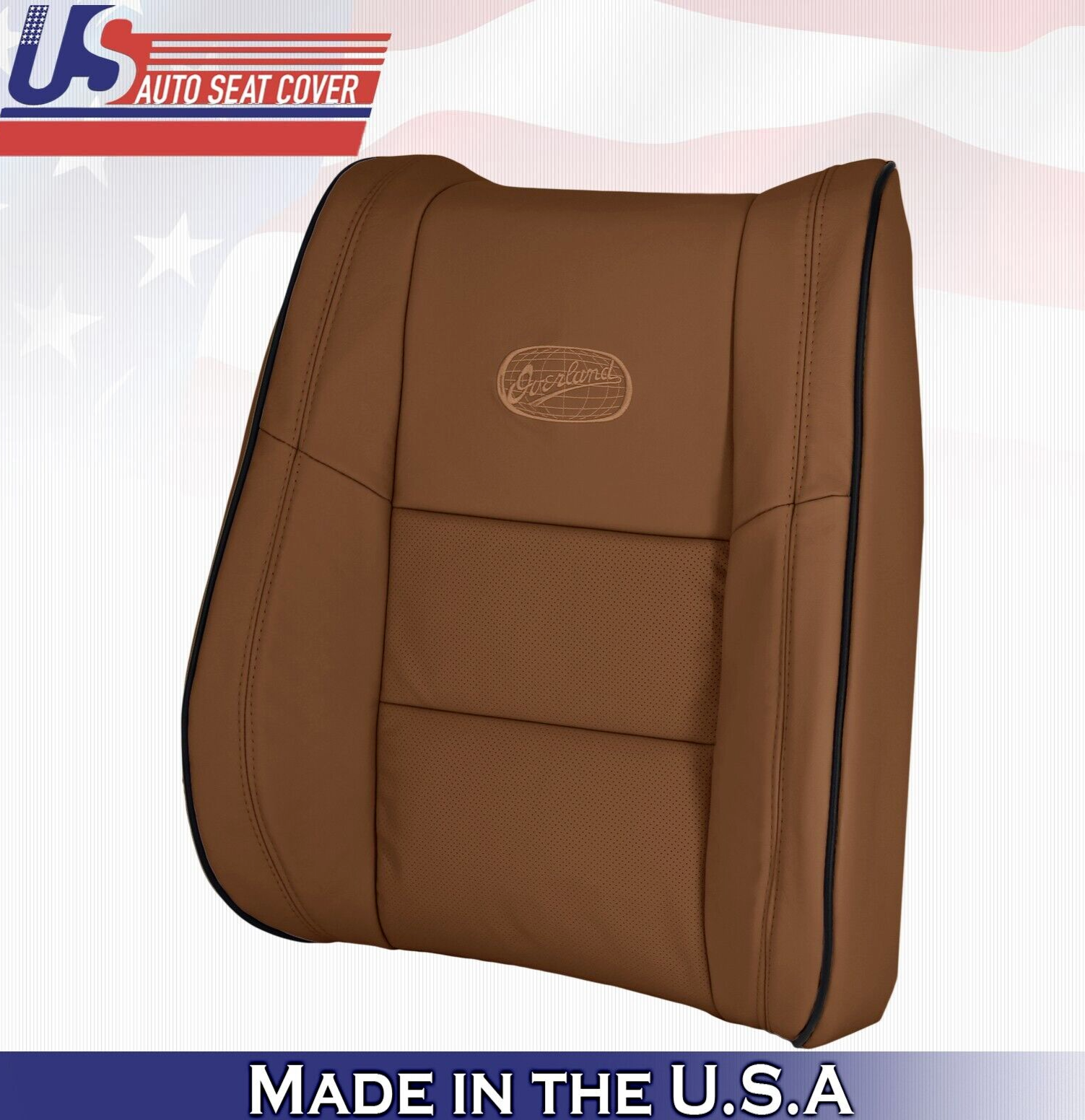 2011-2020 For Jeep Grand Cherokee Overland Passenger Top Leather Cover BrownPERF