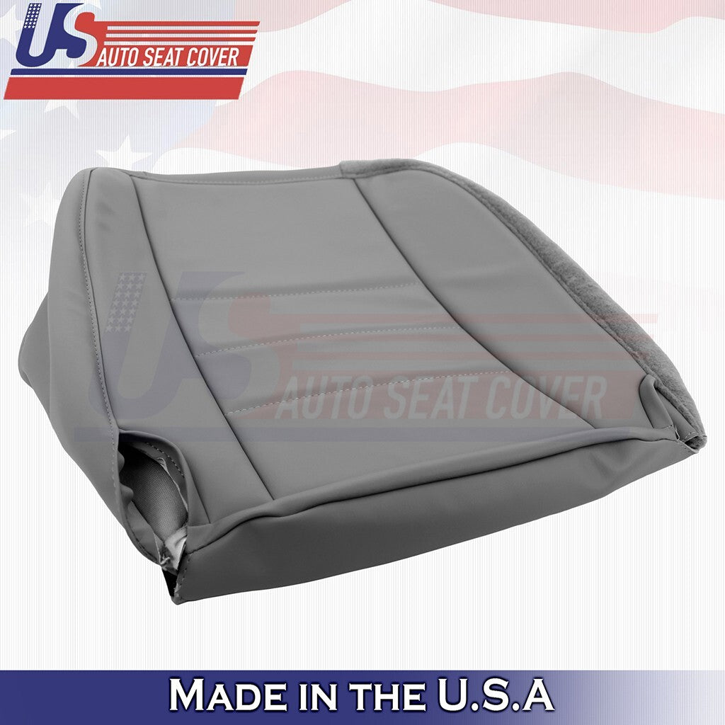 1997-2006 FOR Jeep Wrangler Driver Side Bottom Leather Seat Cover Mist Gray