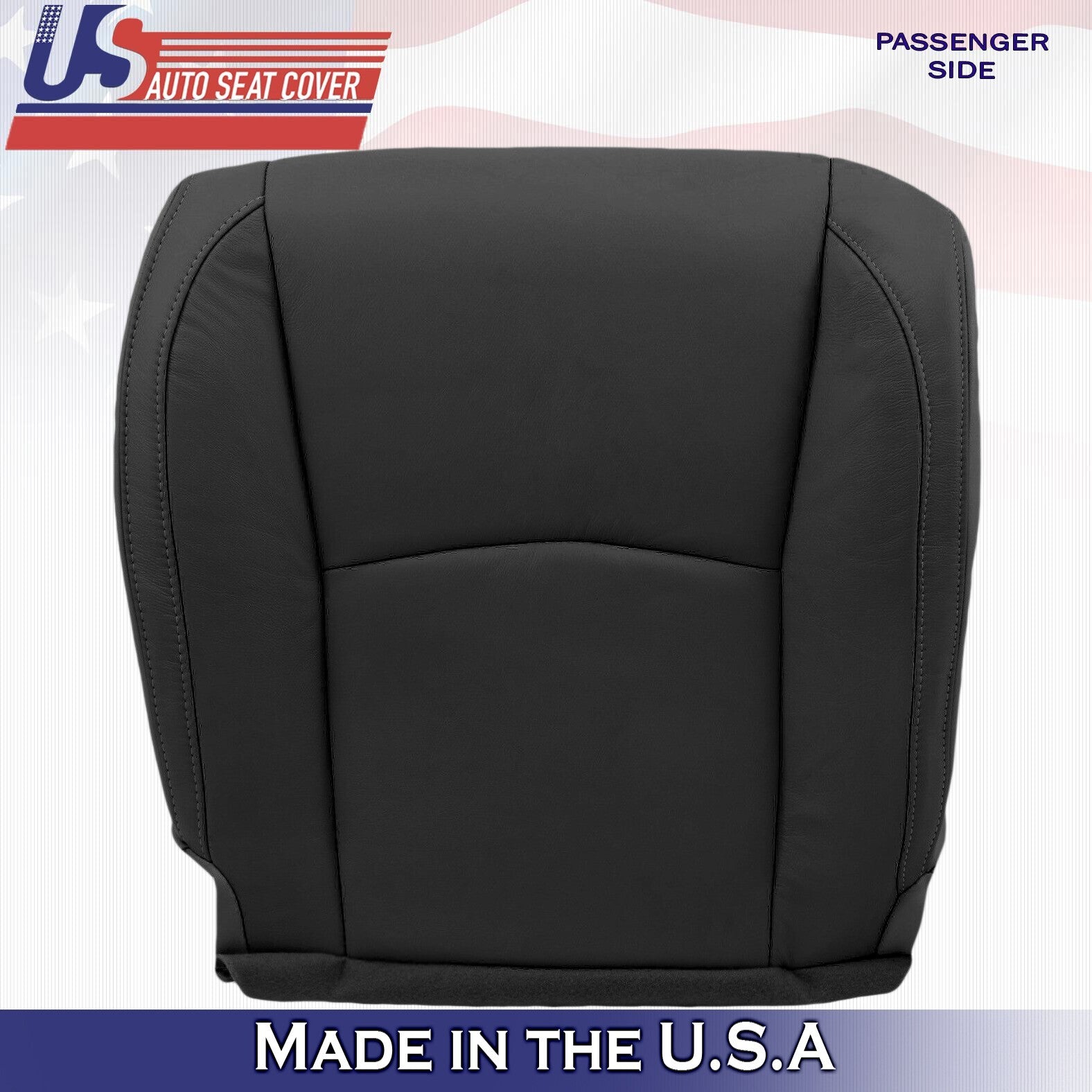 2004 2005 For Lexus RX350 RX330 RX400 Passenger Top & Bottom Leather Covers BLK