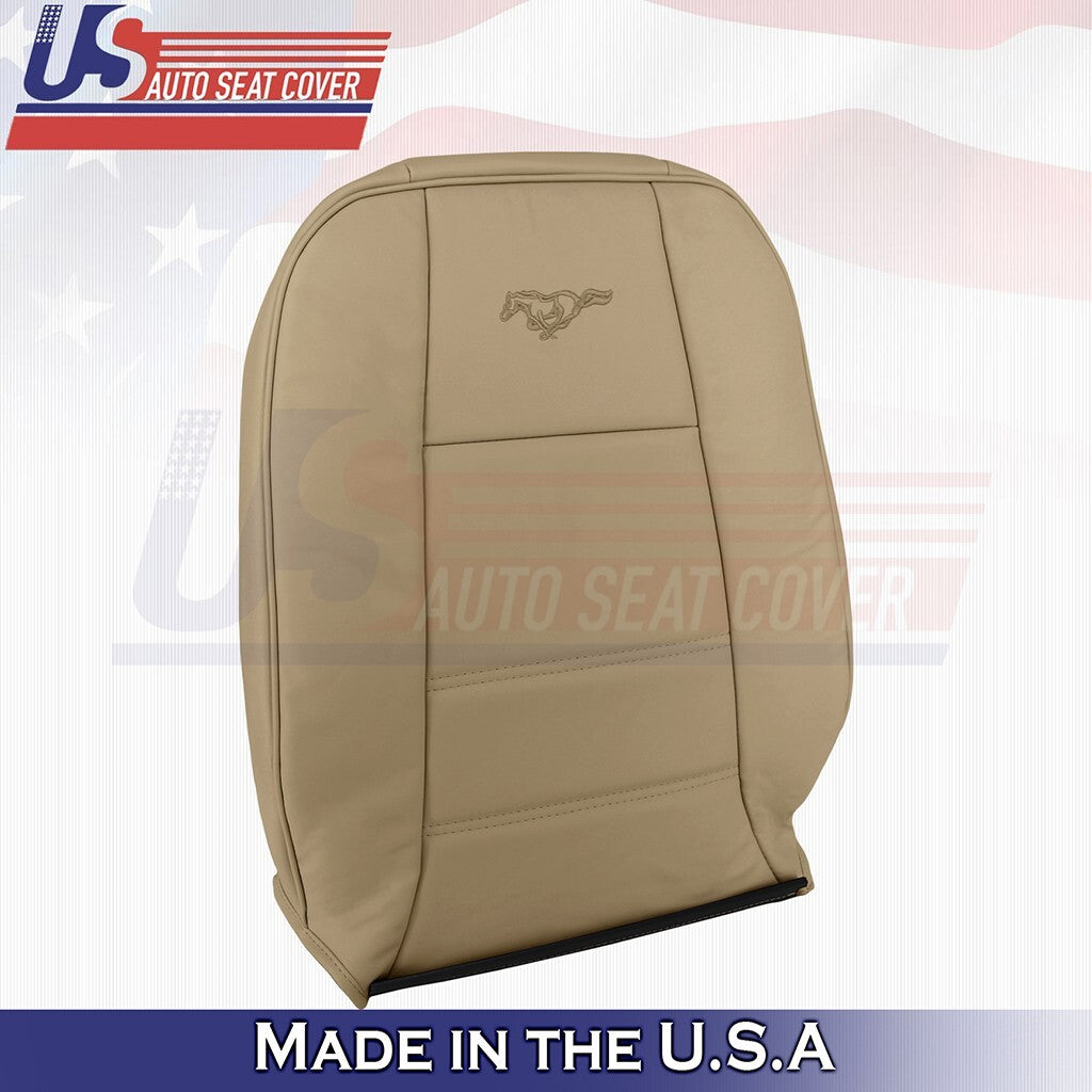 1999-2004 FOR Ford Mustang V6 Passenger Top Replacement Leather seat Cover TAN