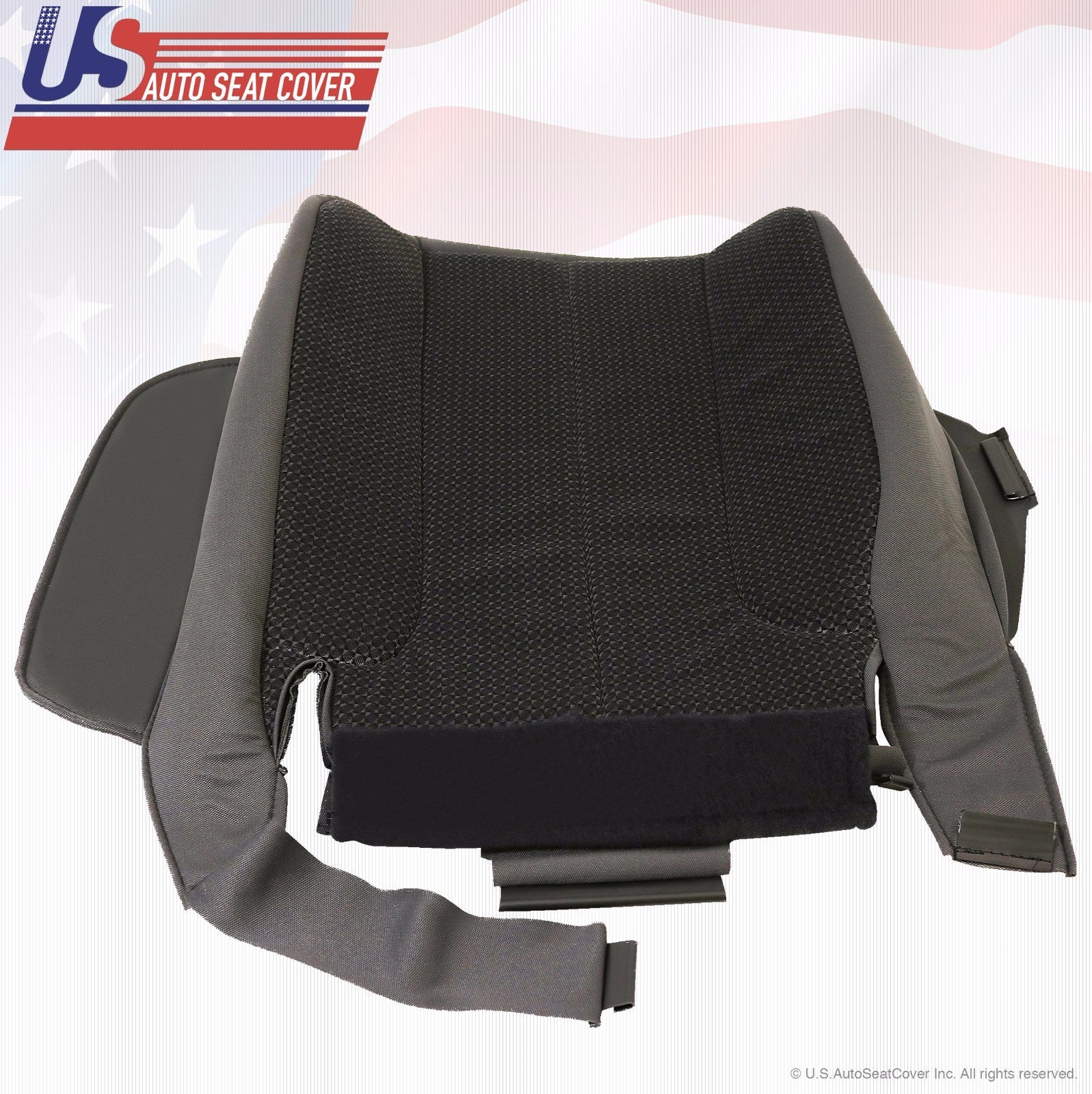 2002 2003 For Dodge Ram 1500 SLT Driver-Passenger Bottom CLOTH Cover Dk Gray